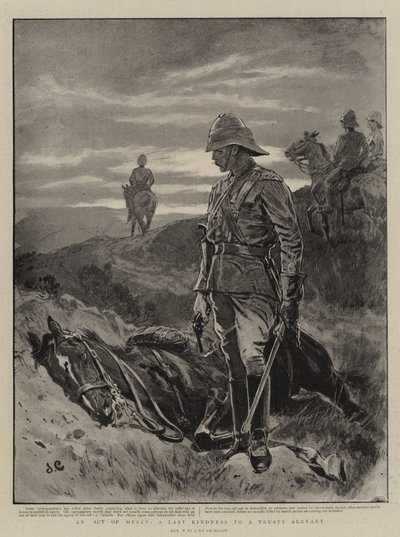 En barmhjertighedshandling, en sidste venlighed mod en trofast tjener af John Charlton